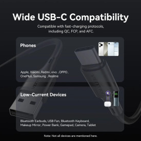 USB кабел Vention USB 2.0 AM / USB-C M 0.25m - TRQBAC