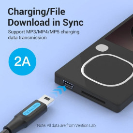USB кабел Vention USB 2.0 C M / Mini USB 5pin - COWBD