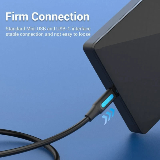 USB кабел Vention USB 2.0 C M / Mini USB 5pin - COWBD