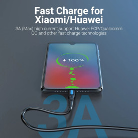USB кабел Vention USB3.0 A M / USB-C M 0.25m - COZBC