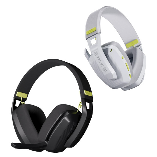 Безжични слушалки VGN Wireless Gaming Headphones - SIREN V1 White - Bluetooth 5.3, 2.4G