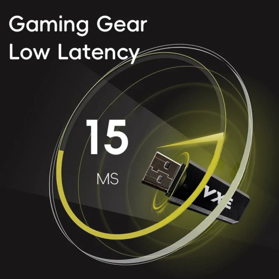 Безжични слушалки VGN Wireless Gaming Headphones - SIREN V1 White - Bluetooth 5.3, 2.4G