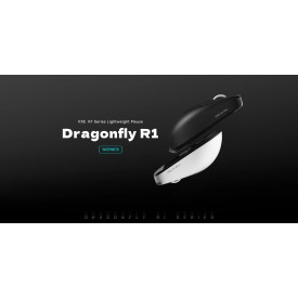 Безжична мишка VXE Wireless Gaming Mouse Dragonfly R1 Pro Max 1K (4K compatible) - Kailh White Blade Switches, Orange