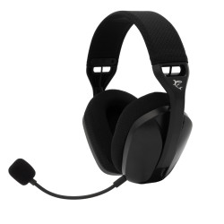 Безжични слушалки White Shark Gaming Headphones BUTTERFLY - Bluetooth, 2.4G, Black