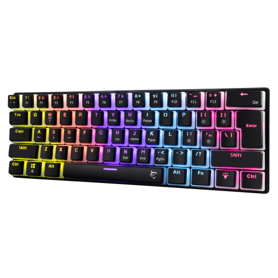 Клавиатура White Shark Gaming Mechanical Keyboard SHINOBI 2 - Red Switches (English US), Black