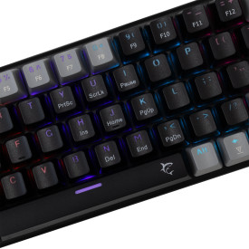 Клавиатура White Shark Gaming Mechanical Keyboard WAKIZASHI 2 - Blue Switches (English US), Black, Gray