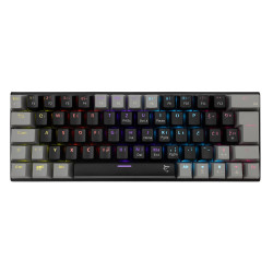 Клавиатура White Shark Gaming Mechanical Keyboard WAKIZASHI 2 - Blue Switches (English US), Black, Gray
