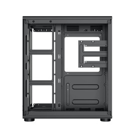 Кутия за компютър Xigmatek Case ATX - Aqua Compact Air - 4 ARGB Fans