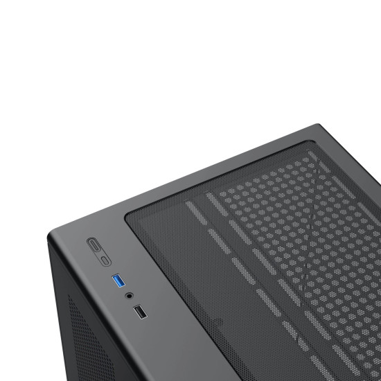 Кутия за компютър Xigmatek Case ATX - Aqua Compact Air - 4 ARGB Fans