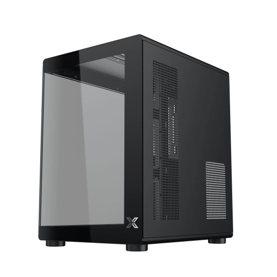 Кутия за компютър Xigmatek Case ATX - Aqua Compact Air - 4 ARGB Fans