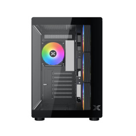 Кутия за компютър Xigmatek Case ATX - Aqua Compact Air - 4 ARGB Fans