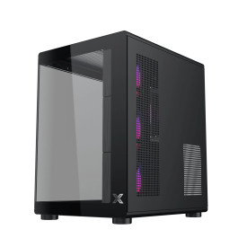 Кутия за компютър Xigmatek Case ATX - Aqua Compact Air - 4 ARGB Fans