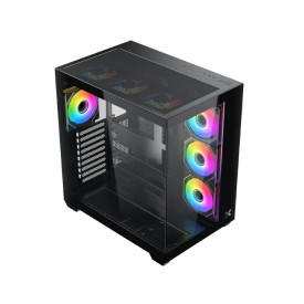 Кутия за компютър Xigmatek Case ATX - Aqua V Air (H23A) - 7 ARGB Fans