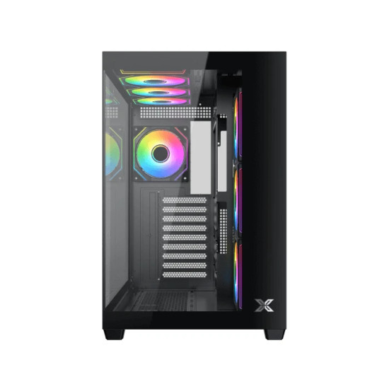 Кутия за компютър Xigmatek Case ATX - Aqua V Air (H23A) - 7 ARGB Fans