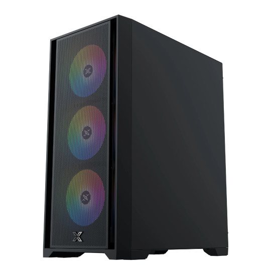 Кутия за компютър Xigmatek Gaming X II - 4 ARGB Fans, Black