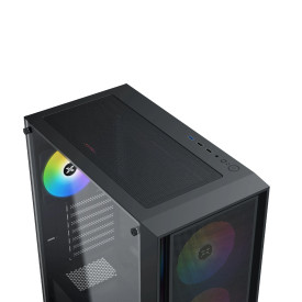 Кутия за компютър Xigmatek Gaming X II - 4 ARGB Fans, Black