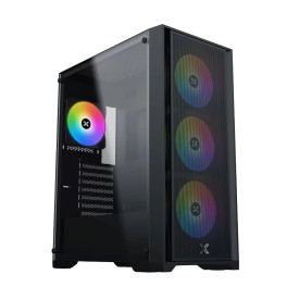 Кутия за компютър Xigmatek Gaming X II - 4 ARGB Fans, Black