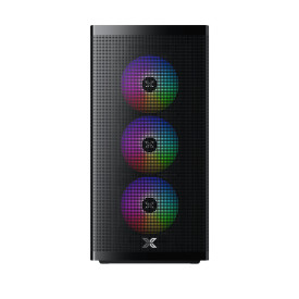 Кутия за компютър Xigmatek Case EATX - Osiris - Mesh, 4 x 140 mm ARGB fans