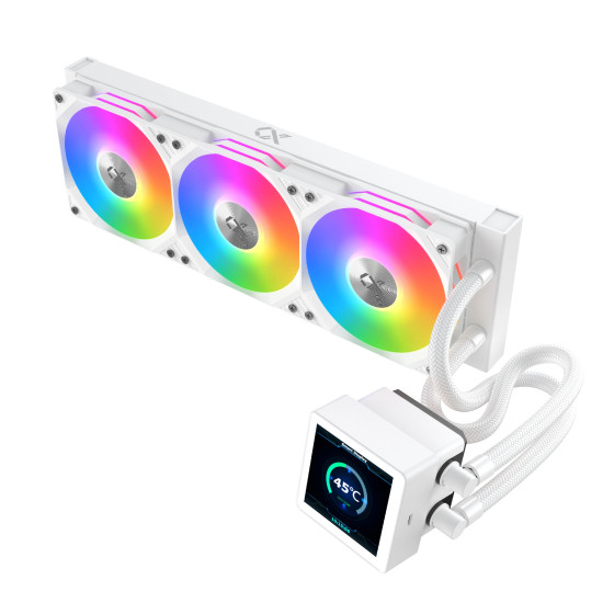 Водно охлаждане Xigmatek Water Cooling Connect 360 Arctic - LED Display, A-RGB