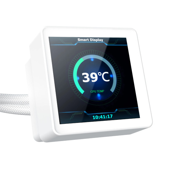 Водно охлаждане Xigmatek Water Cooling Connect 360 Arctic - LED Display, A-RGB