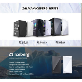 Кутия за компютър Zalman Gaming Case mATX - Z1 Iceberg Black
