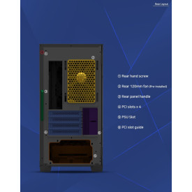 Кутия за компютър Zalman Gaming Case mATX - Z1 Iceberg Black