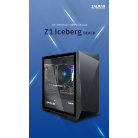 Кутия за компютър Zalman Gaming Case mATX - Z1 Iceberg Black