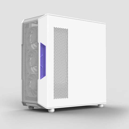 Кутия за компютър Zalman Case ATX - I3 NEO V2 White - RGB, Mesh