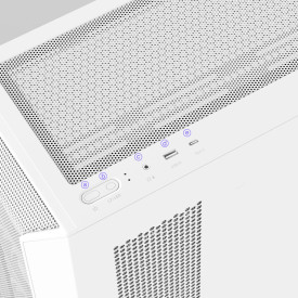 Кутия за компютър Zalman Case ATX - I3 NEO V2 White - RGB, Mesh