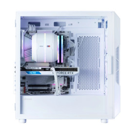Кутия за компютър Zalman Case ATX - I3 NEO V2 White - RGB, Mesh