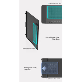 Кутия за компютър Zalman Case EATX - Z10 DUO - Mesh/Tempered Glass