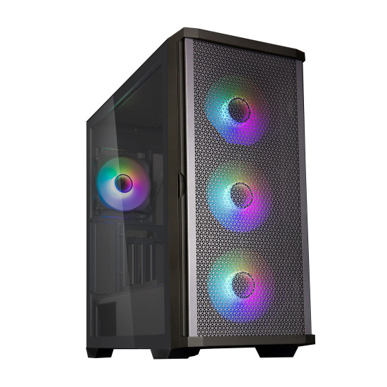 Кутия за компютър Zalman Case EATX - Z10 DUO - Mesh/Tempered Glass