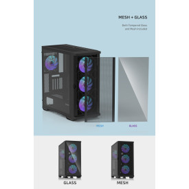 Кутия за компютър Zalman Case EATX - Z10 DUO - Mesh/Tempered Glass