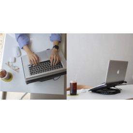 Охладител за лаптоп Zalman Notebook Cooler 17" Black ZM-NS3000