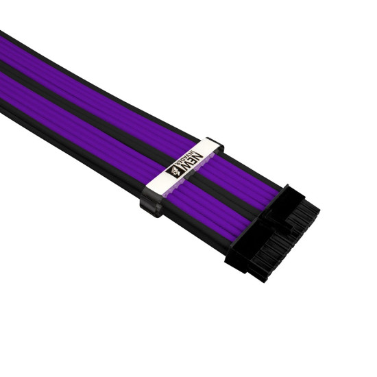 Комплект модинг кабели 1stPlayer Custom Modding Cable Kit Black/Violet - ATX24P, EPS, PCI-e - BVL-001