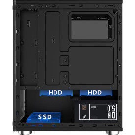 Кутия за компютър 1stPlayer Gaming Case mATX - X2 RGB - 3 Fans included