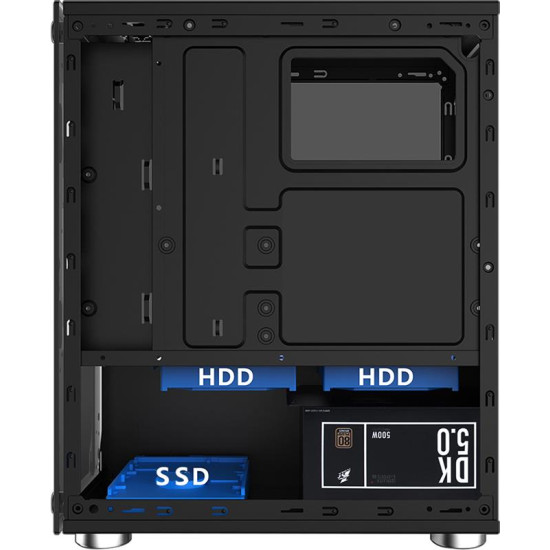 Кутия за компютър 1stPlayer Gaming Case mATX - X2 RGB - 3 Fans included