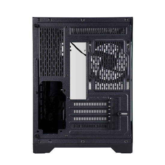 Кутия за компютър 1stPlayer Case mATX - MV6-TP Black - 3 fans included