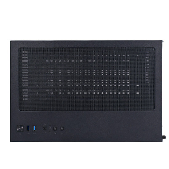 Кутия за компютър 1stPlayer Case mATX - MV6-TP Black - 3 fans included