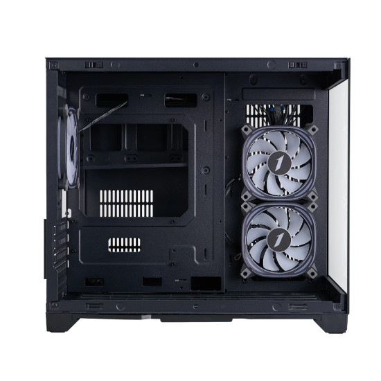 Кутия за компютър 1stPlayer Case mATX - MV6-TP Black - 3 fans included