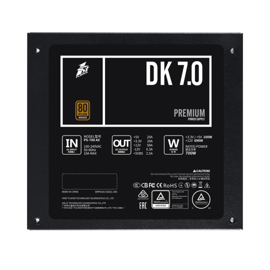 Захранване 1stPlayer PSU 700W Bronze - PS-700AX