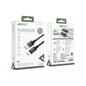 USB кабел Acefast USB-A to USB-C Cable 60W 1.2m - C9-04 - Black