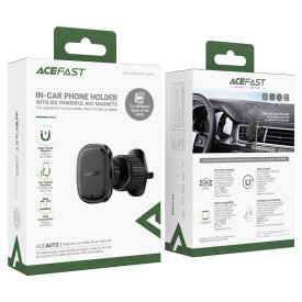 Стойка за телефон за кола Acefast Car phone holder - for outlet, Magnetic - D34 - Black