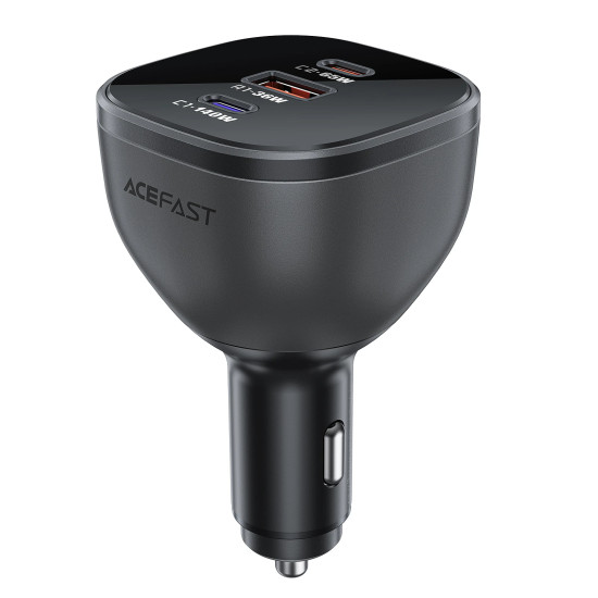 Зарядно за кола Acefast Fast Charger Car PD3.1 165W - B14 - USB-C x 2, USB-A x 1, Black
