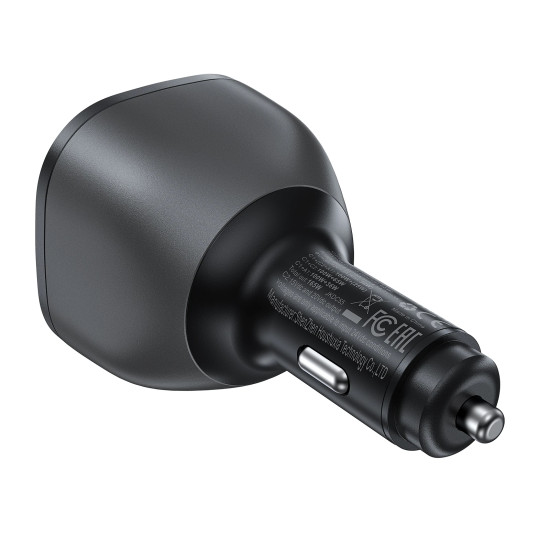 Зарядно за кола Acefast Fast Charger Car PD3.1 165W - B14 - USB-C x 2, USB-A x 1, Black