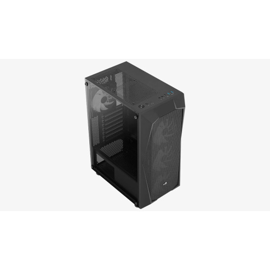 Кутия за компютър AeroCool Case ATX - Falcon-G-BK-v2 - Addressable RGB