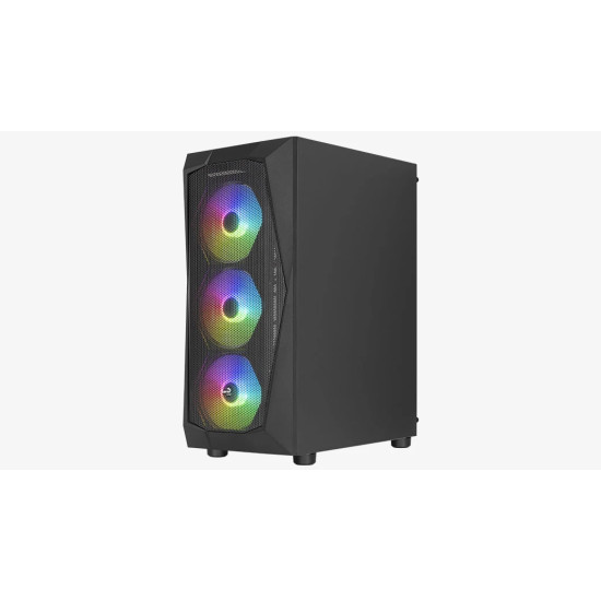 Кутия за компютър AeroCool Case ATX - Falcon-G-BK-v2 - Addressable RGB