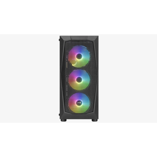 Кутия за компютър AeroCool Case ATX - Falcon-G-BK-v2 - Addressable RGB