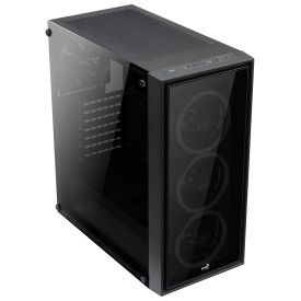 Кутия за компютър AeroCool Case ATX - QuartZ Revo - Addressable RGB, 3 x 120mm fans - ACCM-PB07043.81