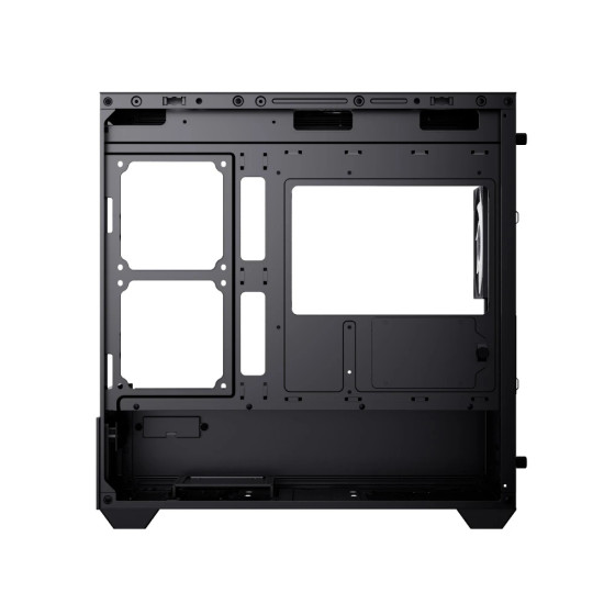 Кутия за компютър AeroCool Case mATX - P300D Digi-G-BK-v1 - Digital Display, USB-C, 3 x 120 mm A-RGB